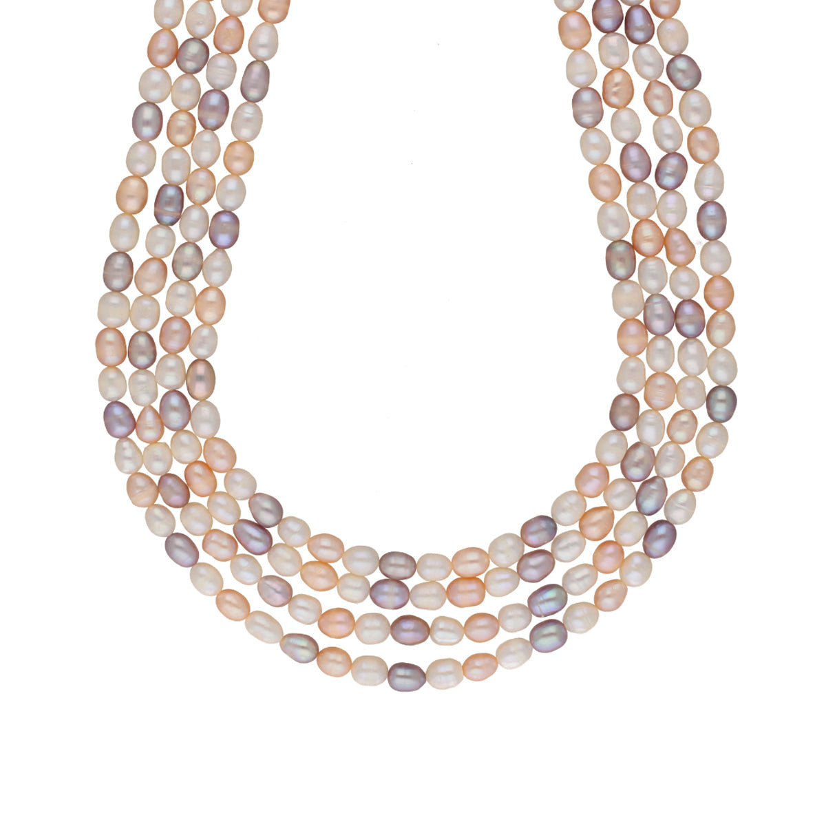 J Pearls Freena 4 Lines Pearl Sets - Real Pearl Jewelry - Distacart