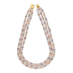 J Pearls Candanayika 3 Lines Pearl Sets - Real Pearl Jewelry - Distacart