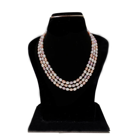 J Pearls Candanayika 3 Lines Pearl Sets - Real Pearl Jewelry