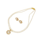 J Pearls Lekha 2 Lines Pearl Necklace