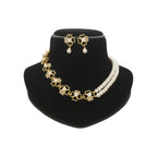 J Pearls Leena 2 Lines Pearl Necklace