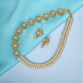 J Pearls Leena 2 Lines Pearl Necklace