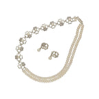 J Pearls Lipika 2 Lines Pearl Necklaces