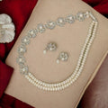 J Pearls Lipika 2 Lines Pearl Necklaces
