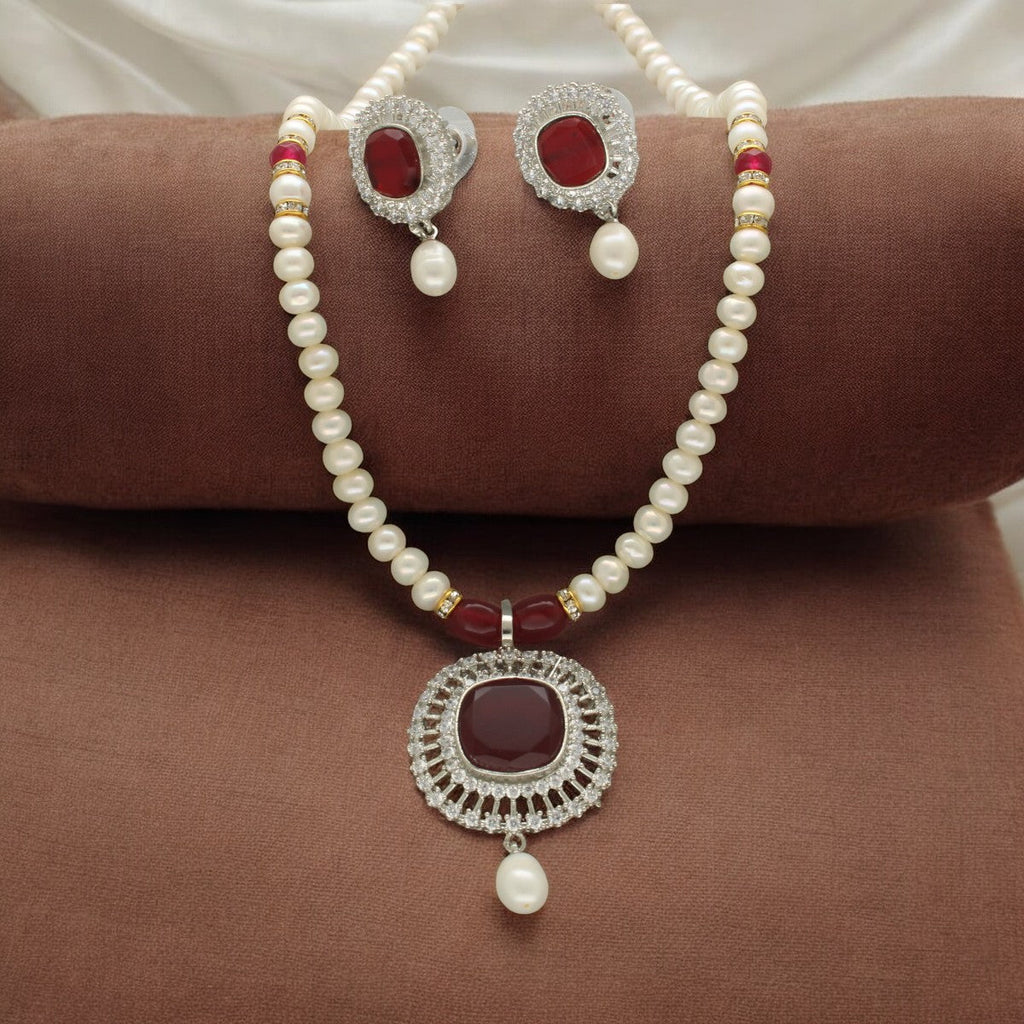 J Pearls Starlit Splendor Pearl Necklace Set