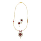 J Pearls Starlit Splendor Pearl Necklace Set