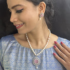 J Pearls Ehan Pearl Necklace Set