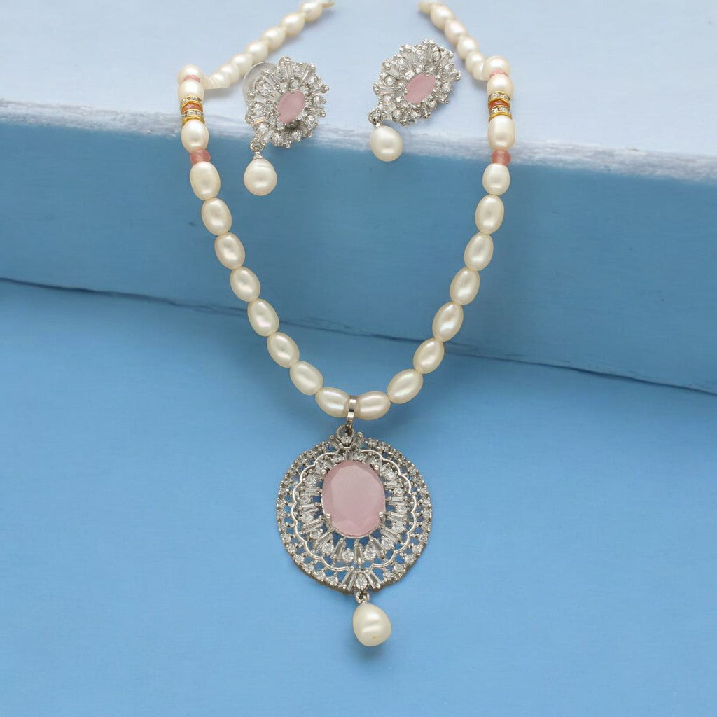 J Pearls Celestial Charm Pearl Necklace Set
