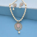 J Pearls Celestial Charm Pearl Necklace Set