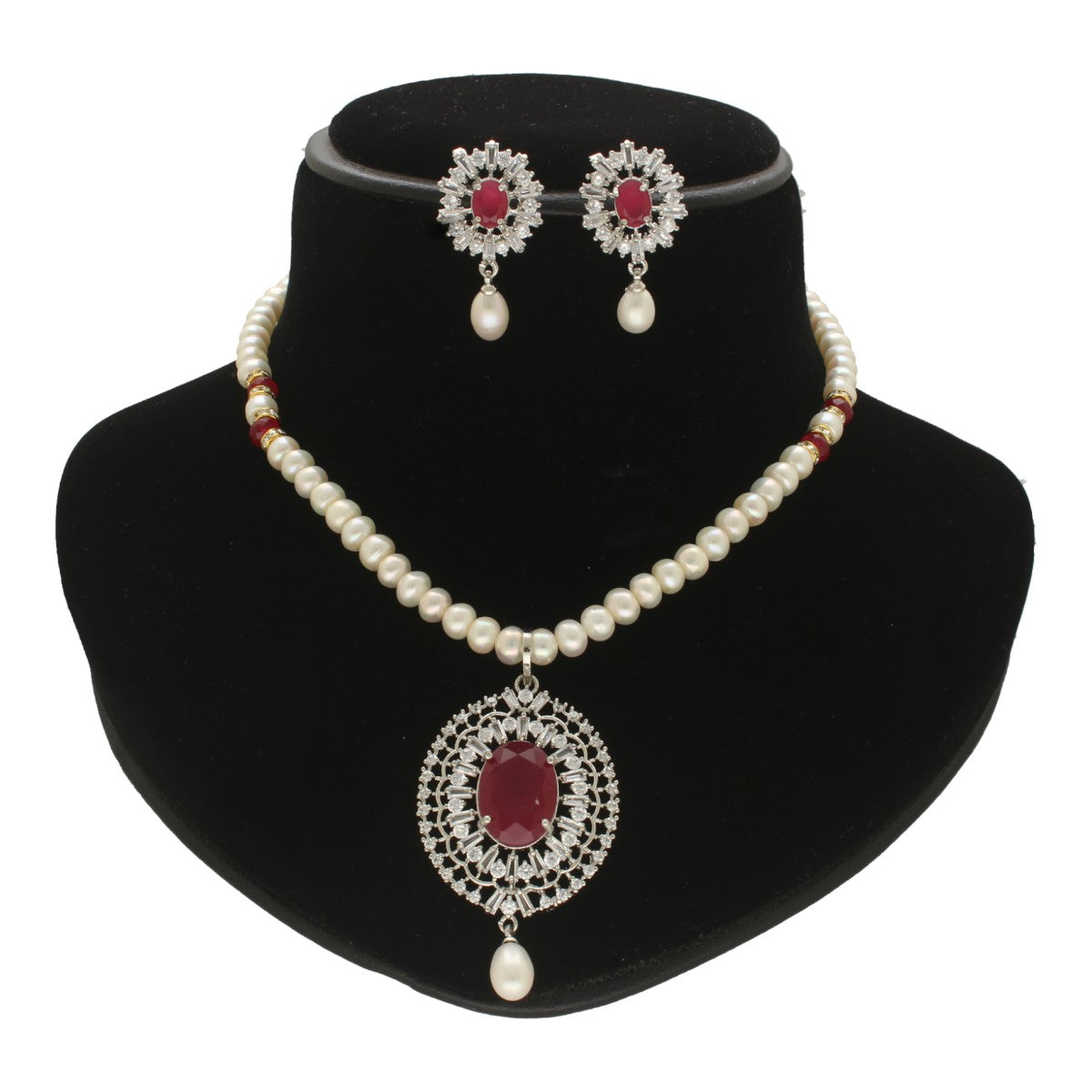 J Pearls Darsh Pearl Necklace Set