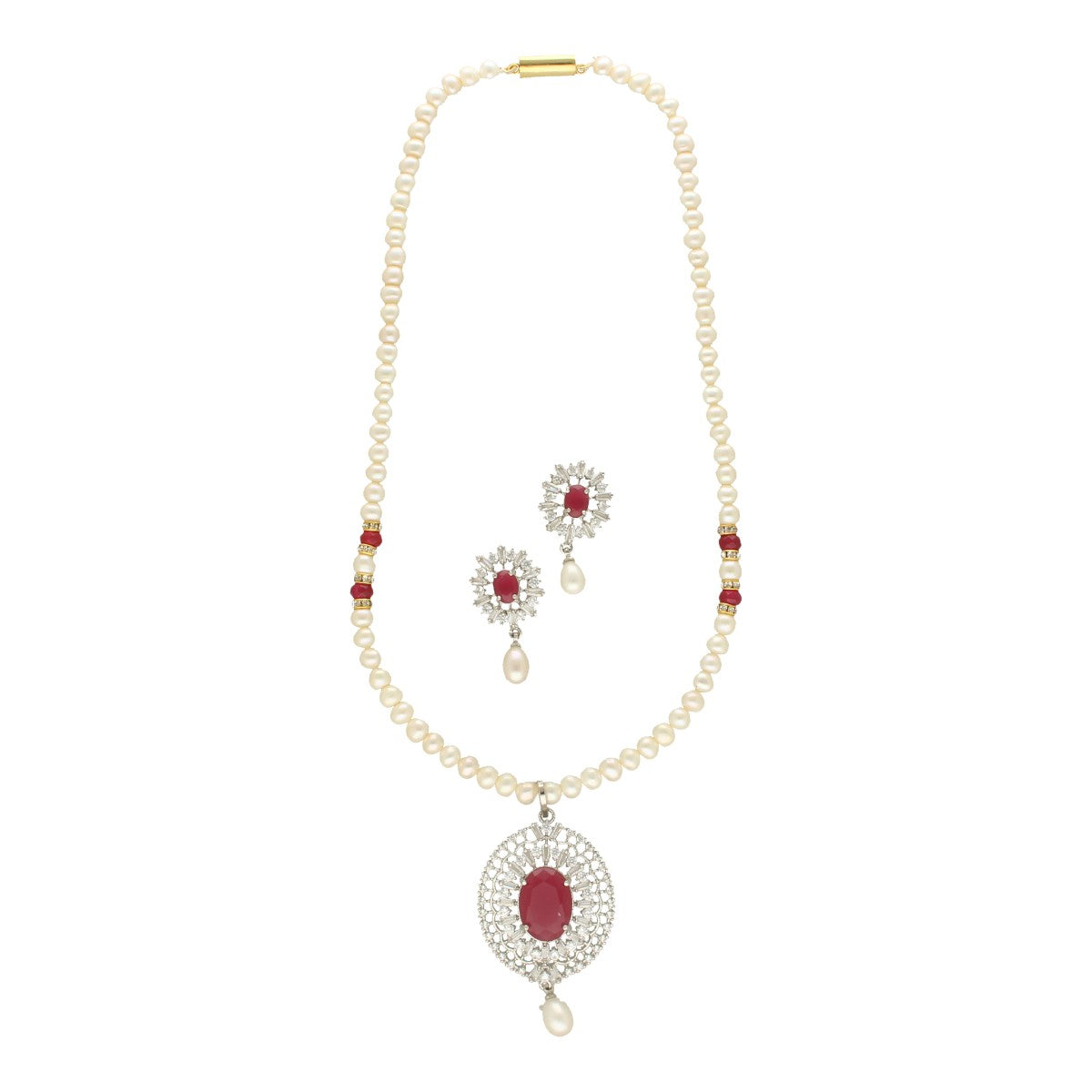 J Pearls Darsh Pearl Necklace Set