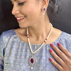 J Pearls Darsh Pearl Necklace Set