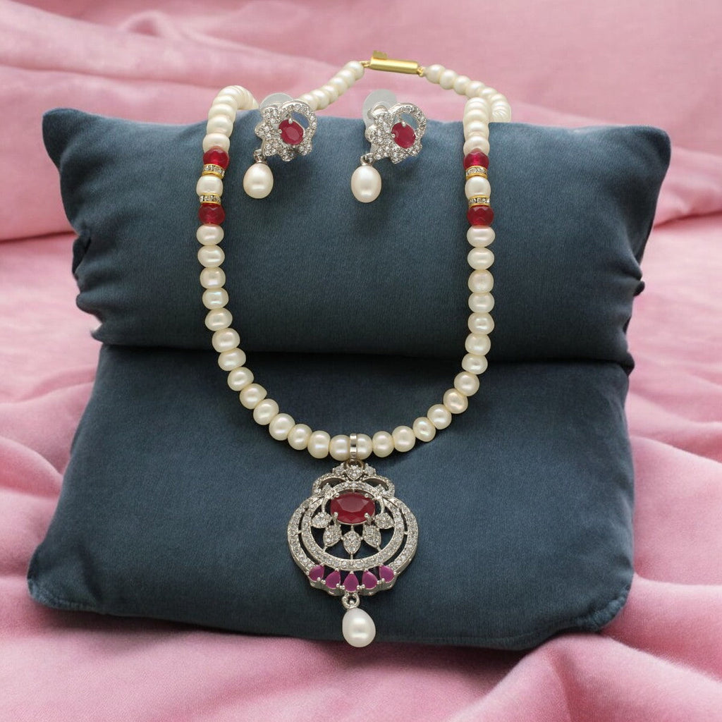 J Pearls Falak Pearl Necklace Set