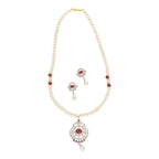 J Pearls Falak Pearl Necklace Set
