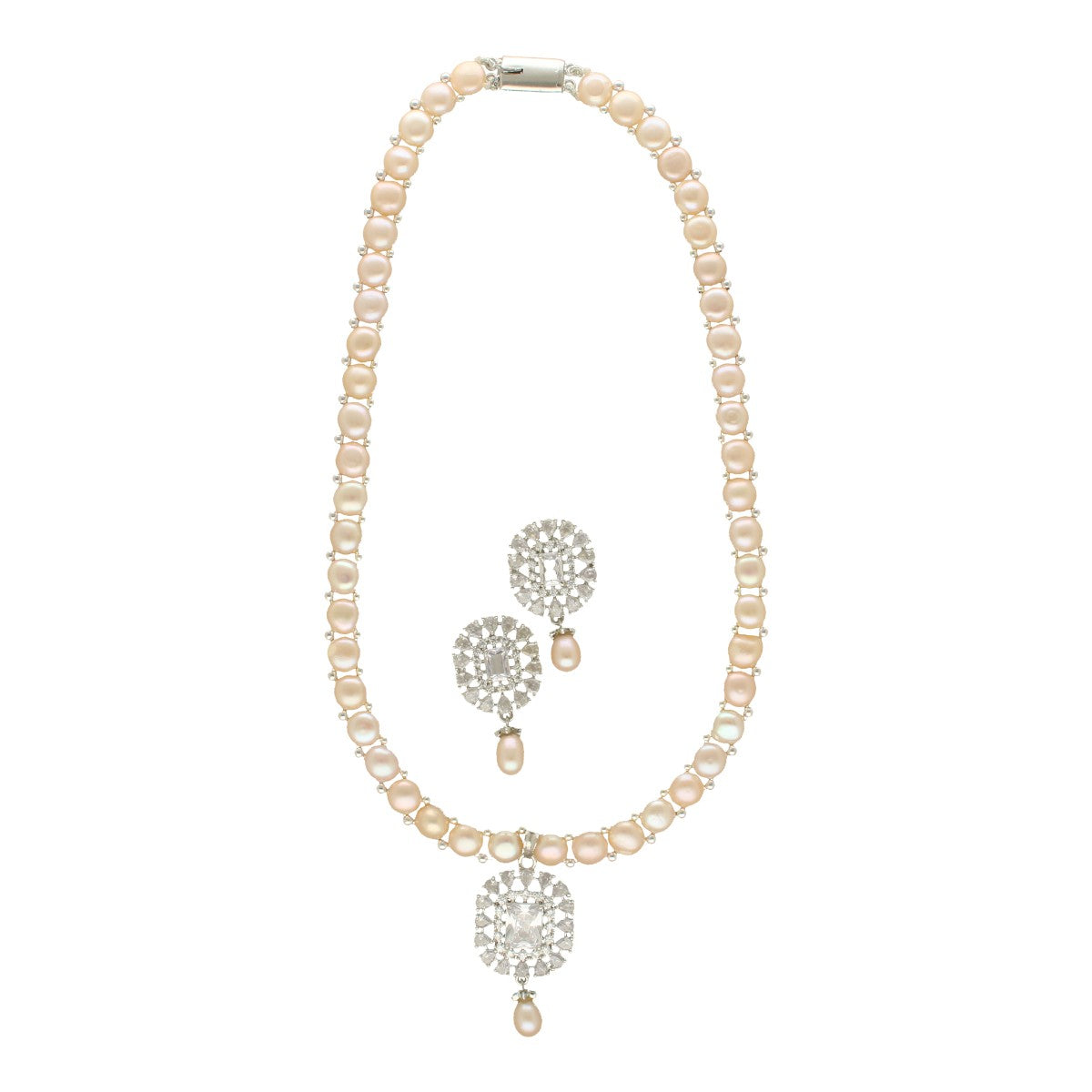 J Pearls Sublime Shimmer Pearl Necklace Set
