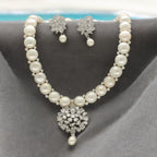 J Pearls Dazzling Divinity Pearl Necklace Set