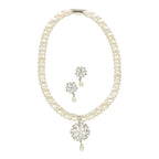 J Pearls Dazzling Divinity Pearl Necklace Set