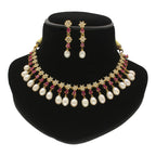 J Pearls Ekaaksh Pearl Necklace Set