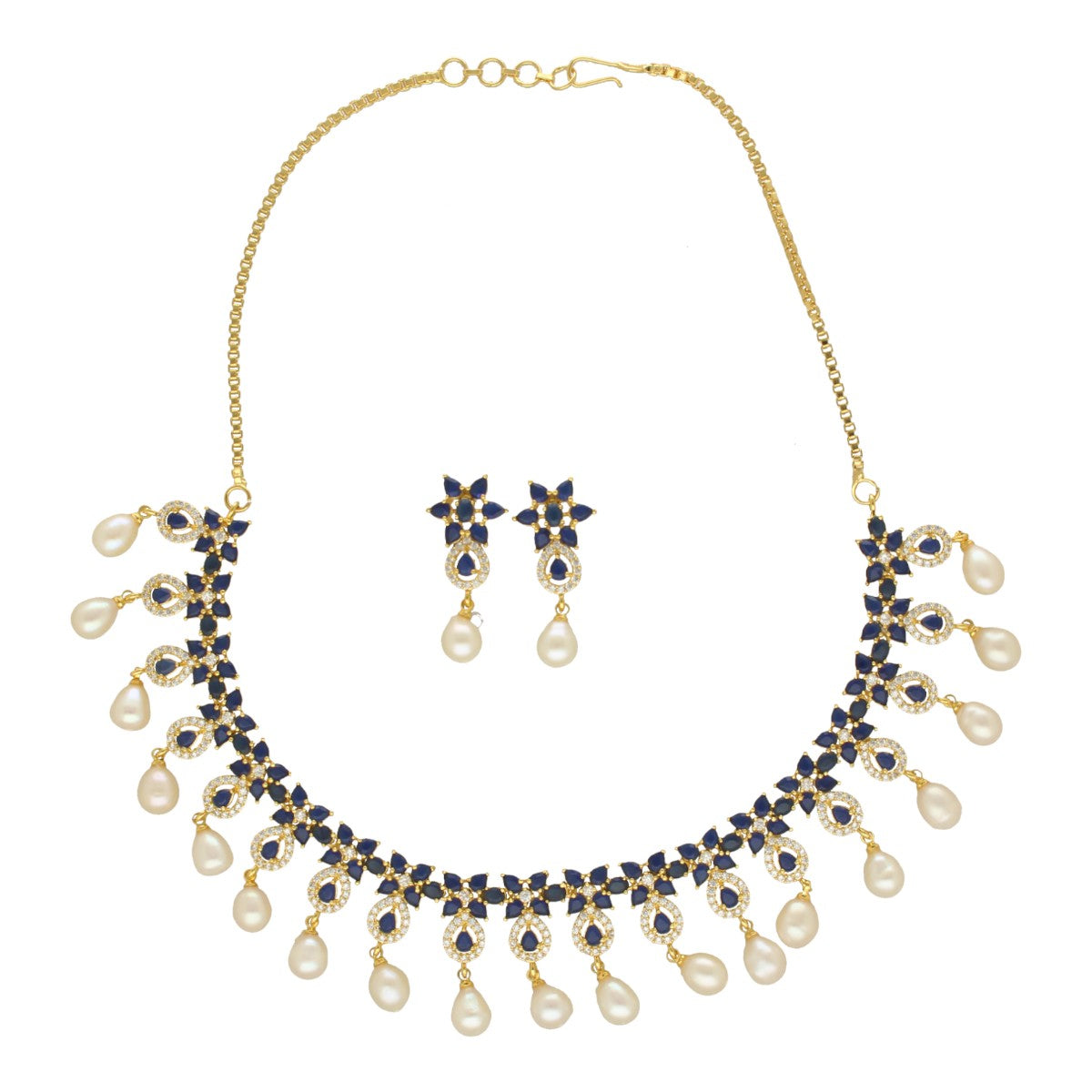 J Pearls Roshan Pearl Necklace Set