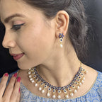 J Pearls Roshan Pearl Necklace Set