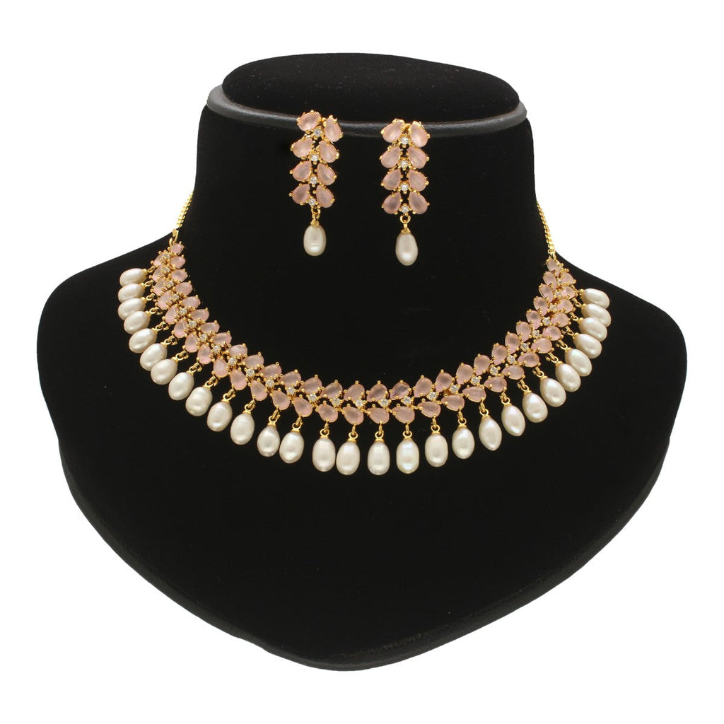 J Pearls Seraphic Sparkle Pearl Necklace Set