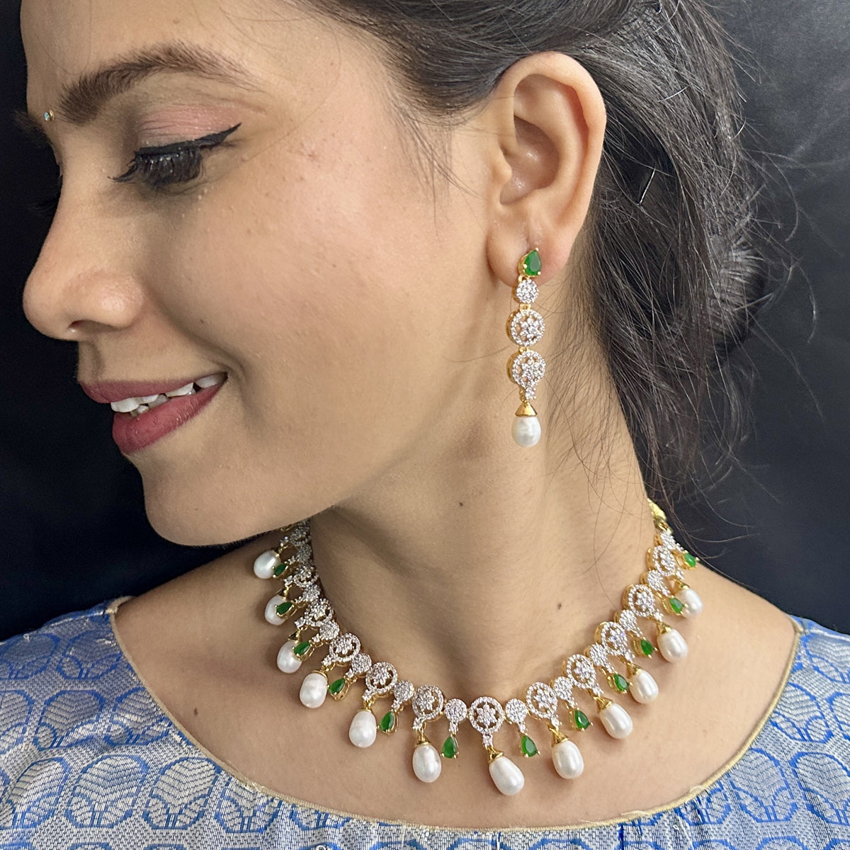 J Pearls Gitan Pearl Necklace Set