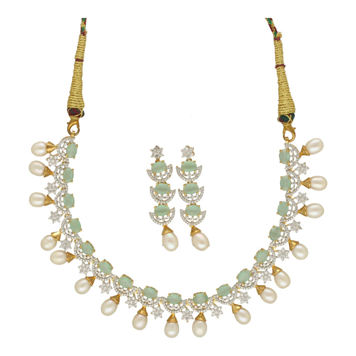 J Pearls Aurora Adornments Pearl Necklace Set