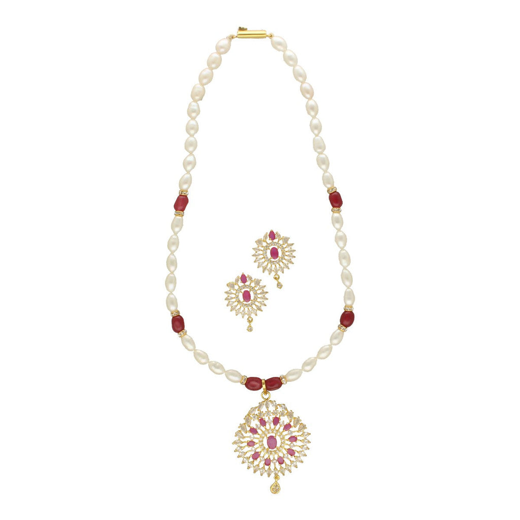 J Pearls Rinay Pearl Necklace Set