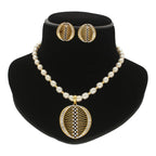J Pearls Gilded Pearl Necklace Set