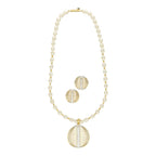 J Pearls Gilded Pearl Necklace Set