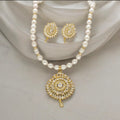 J Pearls Quasar Mystique Pearl Necklace Set