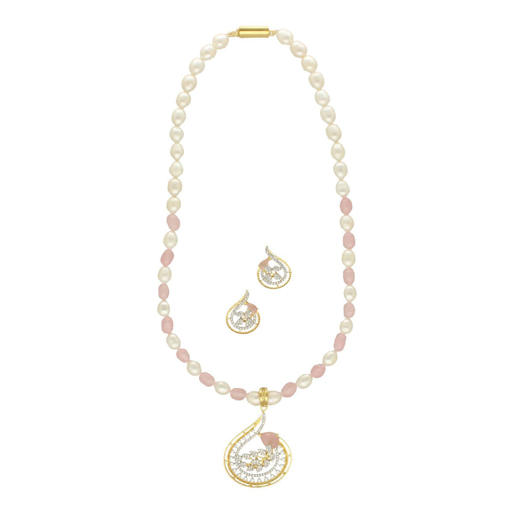 J Pearls Radiant Reverie Pearl Necklace Set