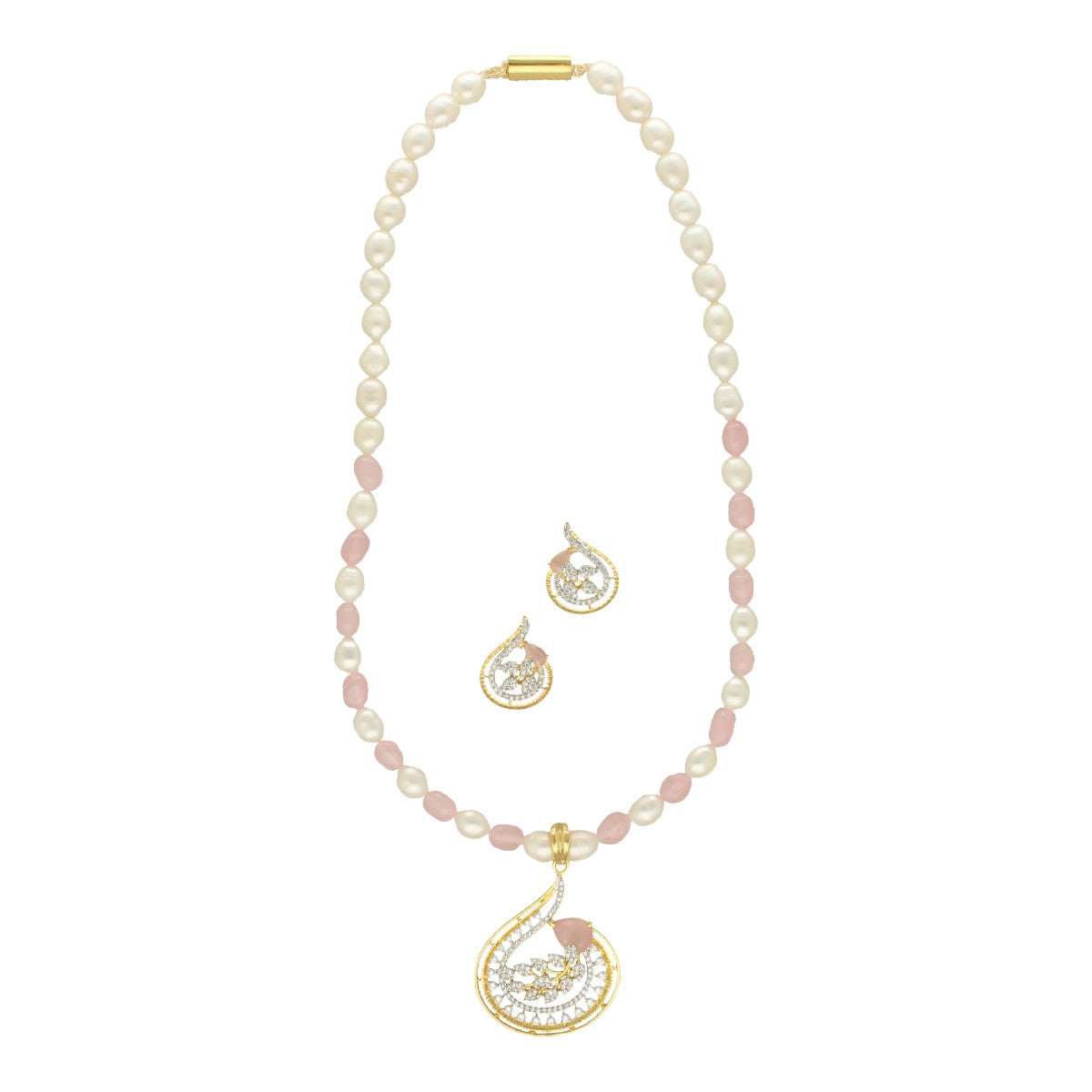 J Pearls Radiant Reverie Pearl Necklace Set