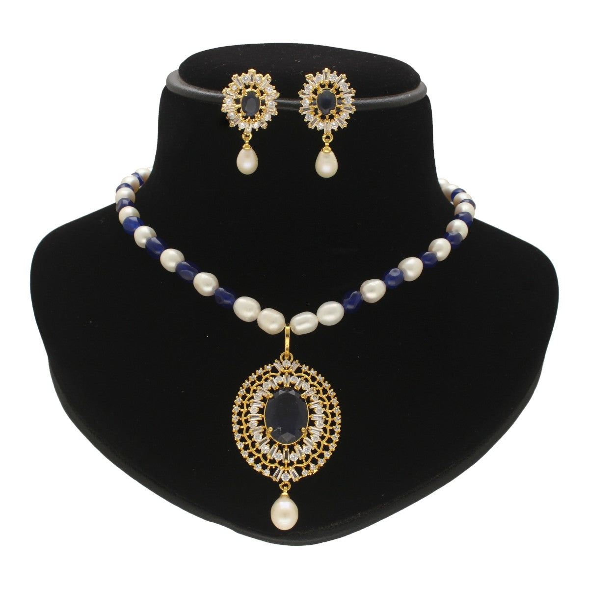 J Pearls Nivan Pearl Necklace Set