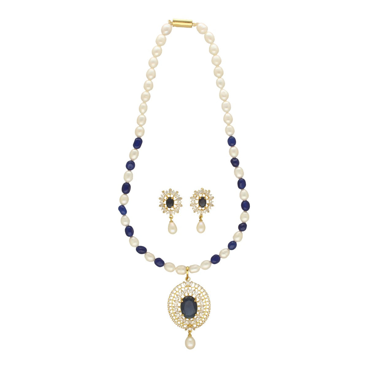 J Pearls Nivan Pearl Necklace Set