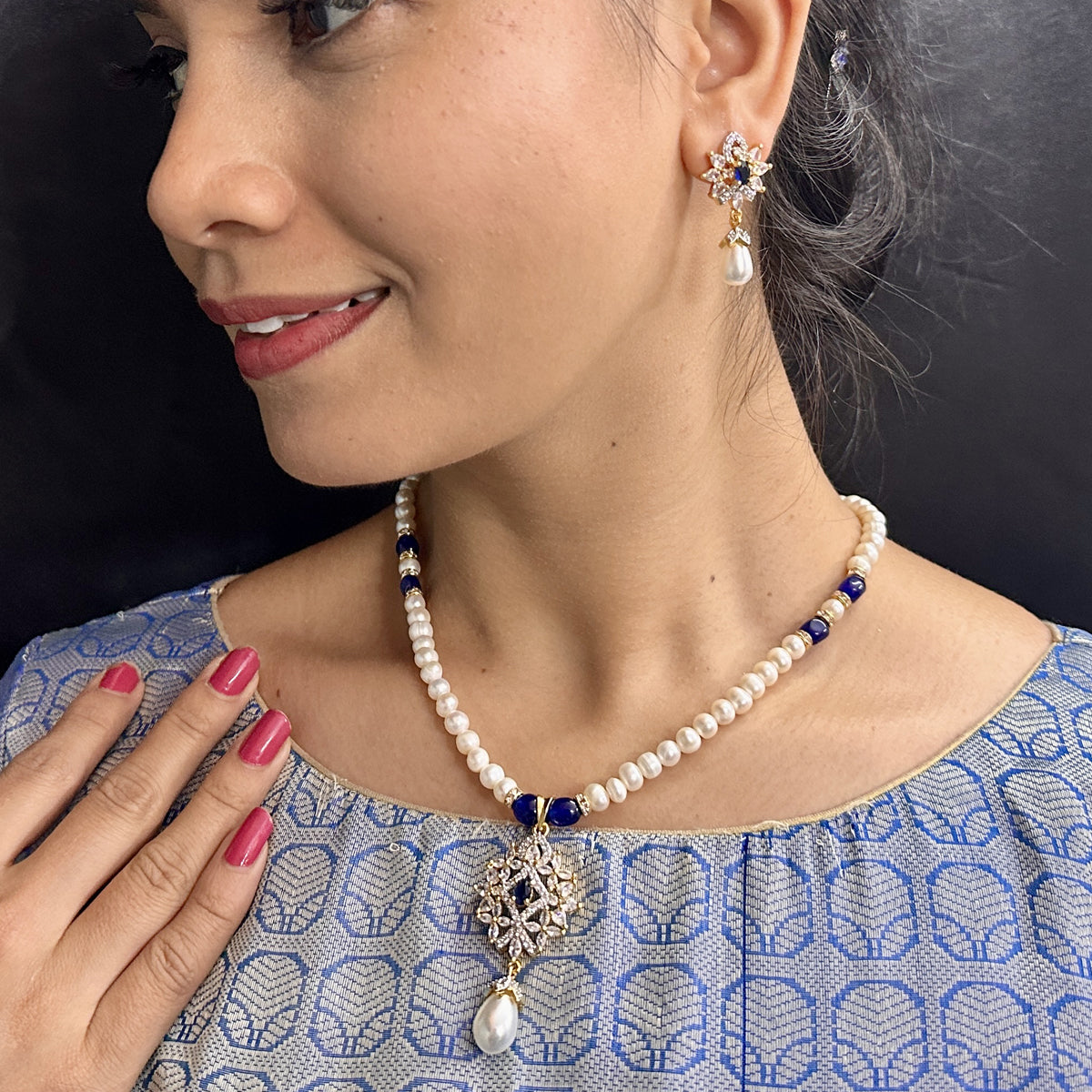 J Pearls Kaya Pearl Necklace Set