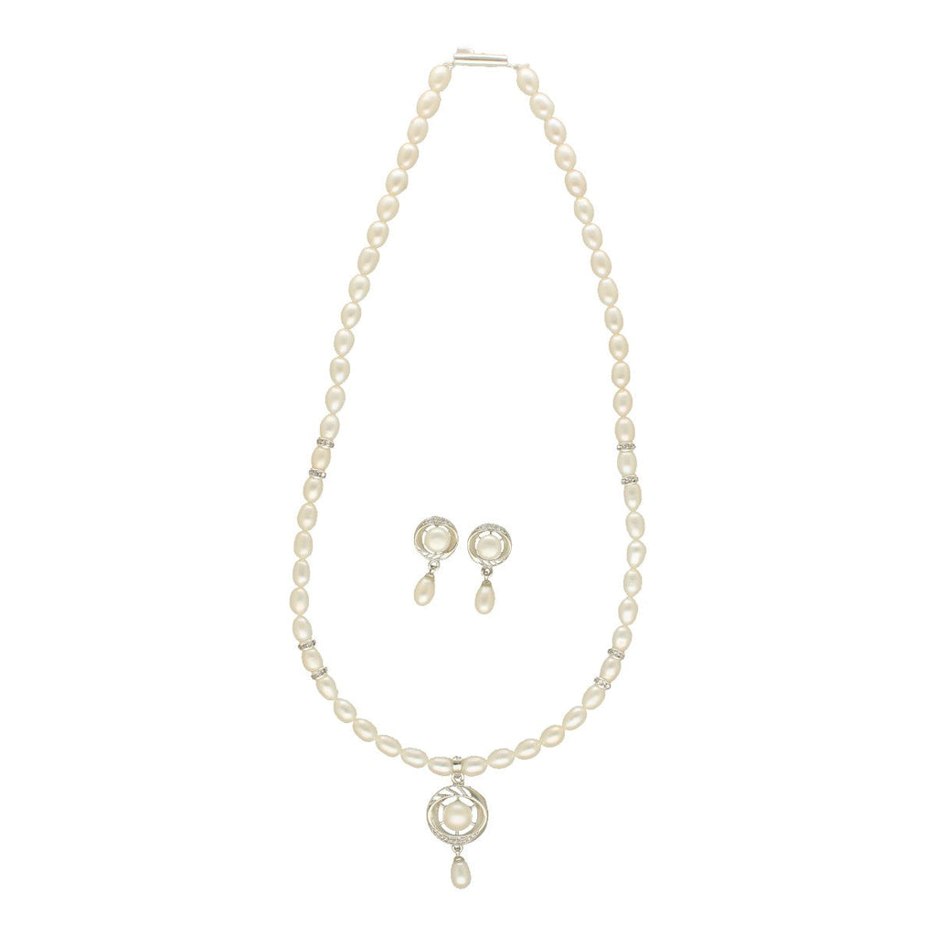 J Pearls Brinda Pearl Necklace Set