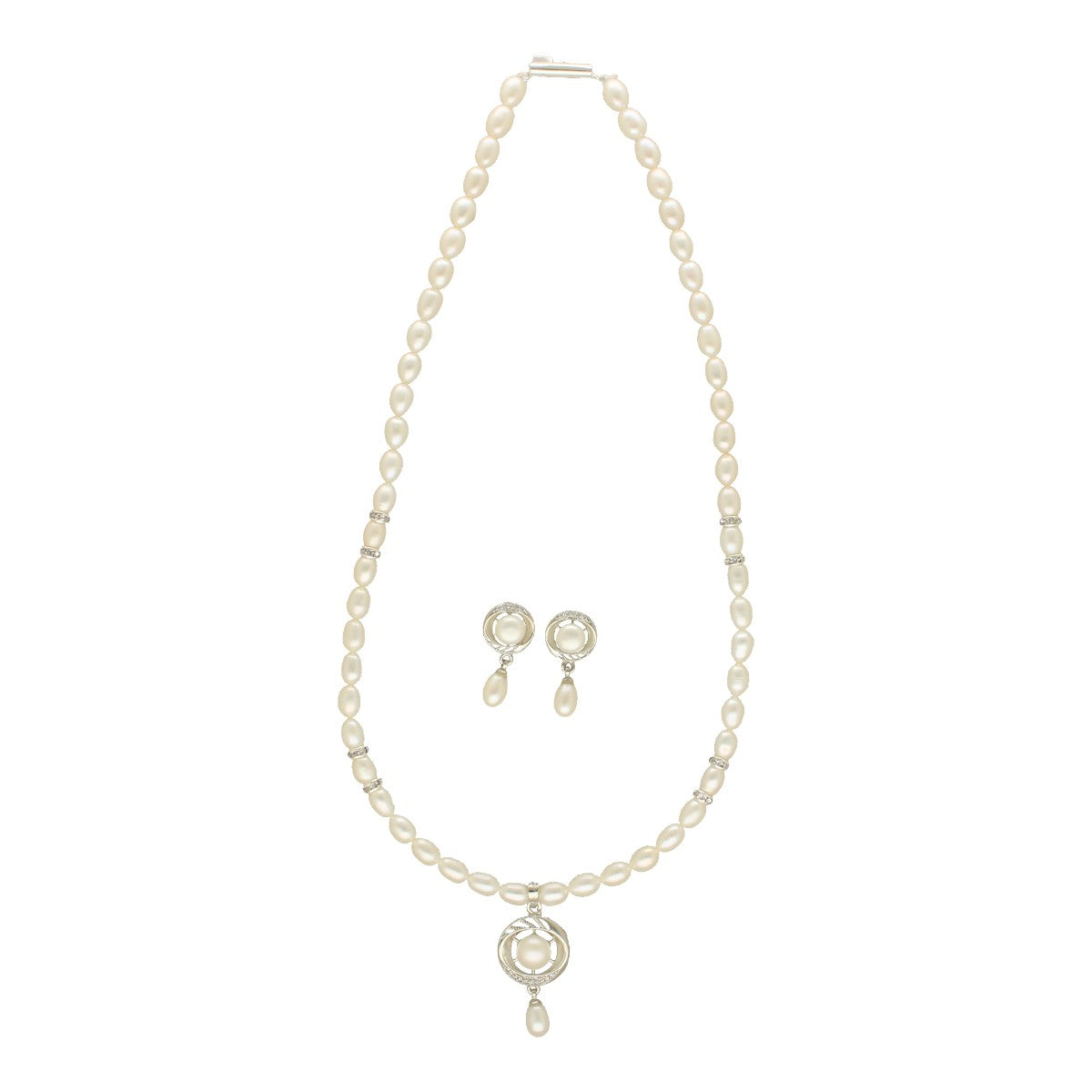 J Pearls Brinda Pearl Necklace Set