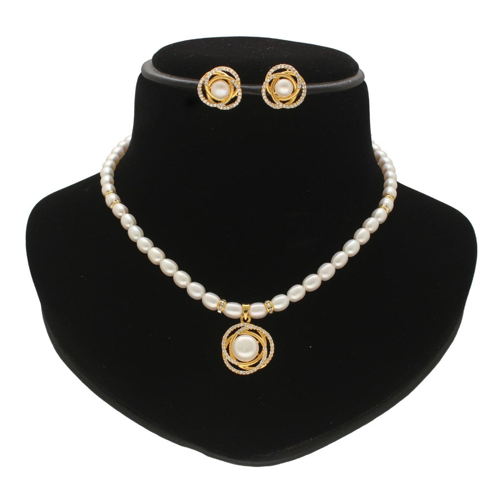 J Pearls Vihara Pearl Necklace Set