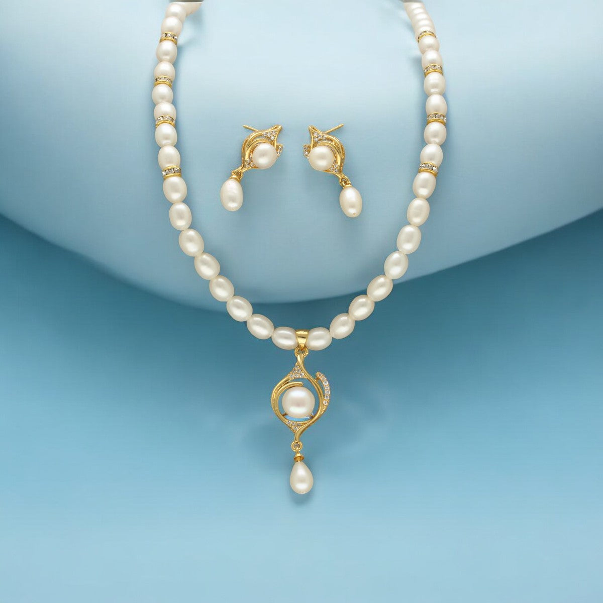 J Pearls Mira Pearl Necklace Set