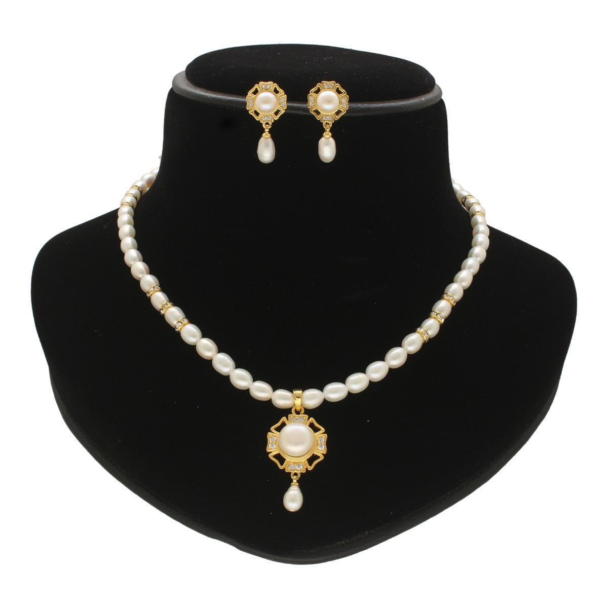 J Pearls Pearlescent Pearl Necklace Set