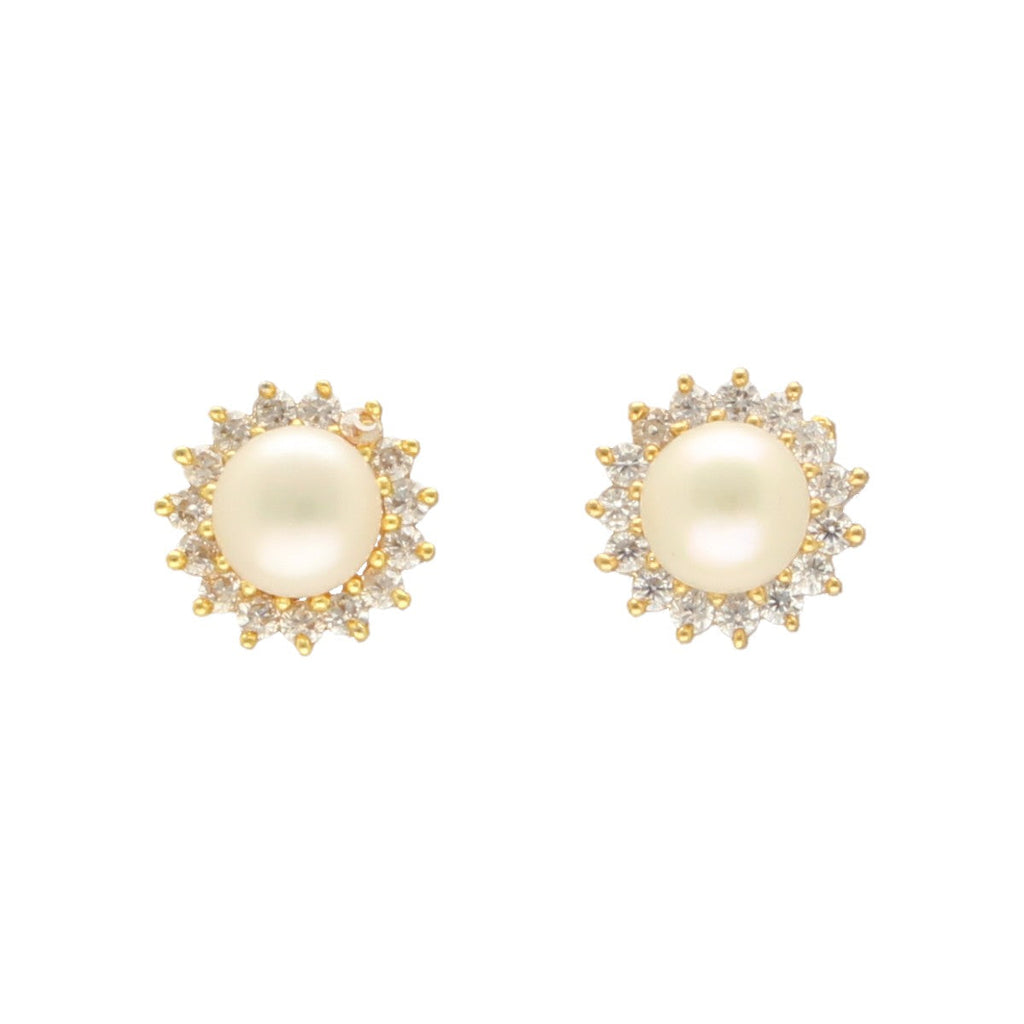 J Pearls Albira Pearl Earrings - Distacart