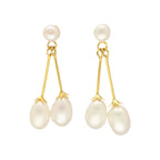 J Pearls Jorin Pearl Earrings - Distacart