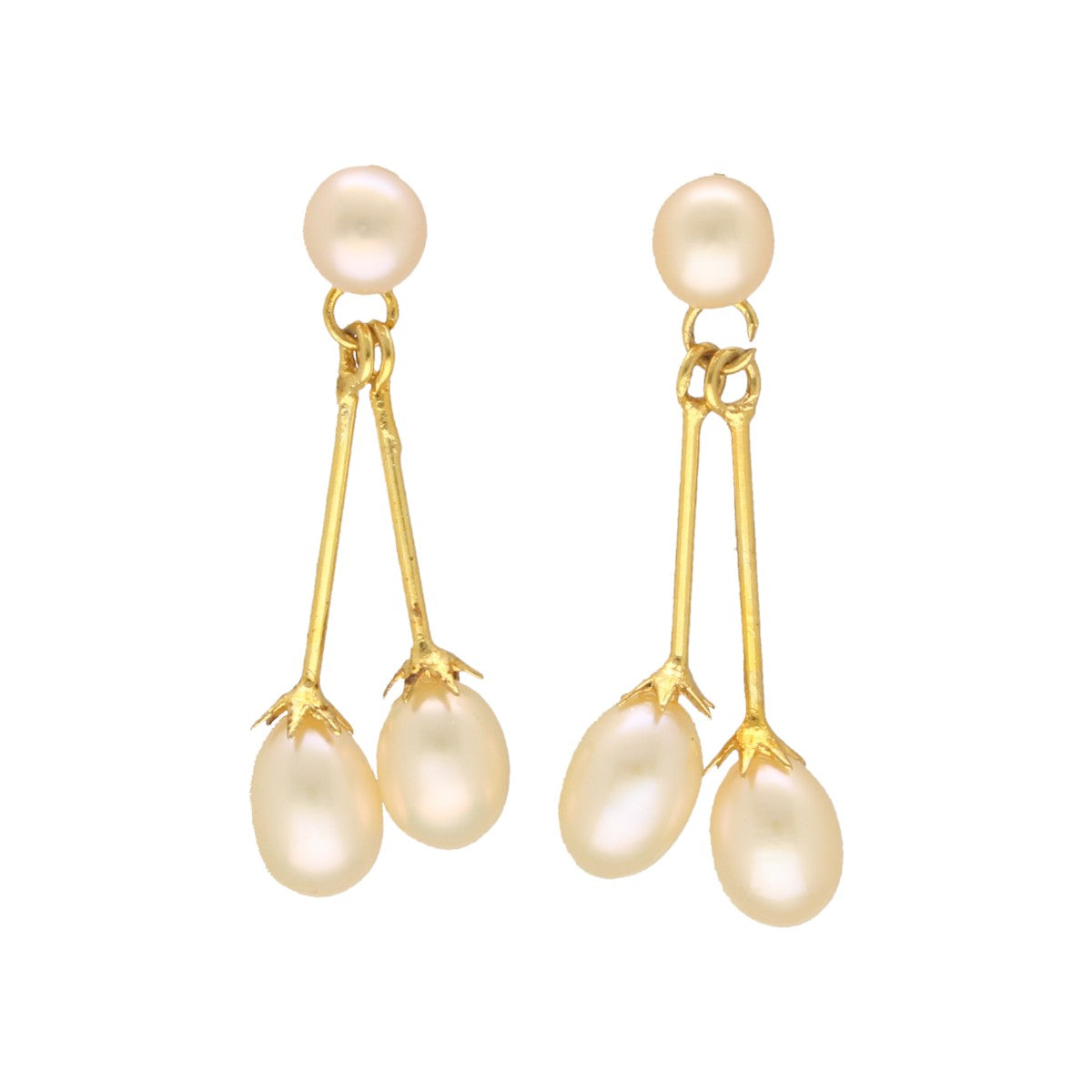 J Pearls Nerai Pearl Earrings - Distacart