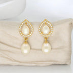 J Pearls Tirna Pearl Earrings - Distacart