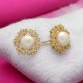 J Pearls Jyvai Pearl Earrings - Distacart