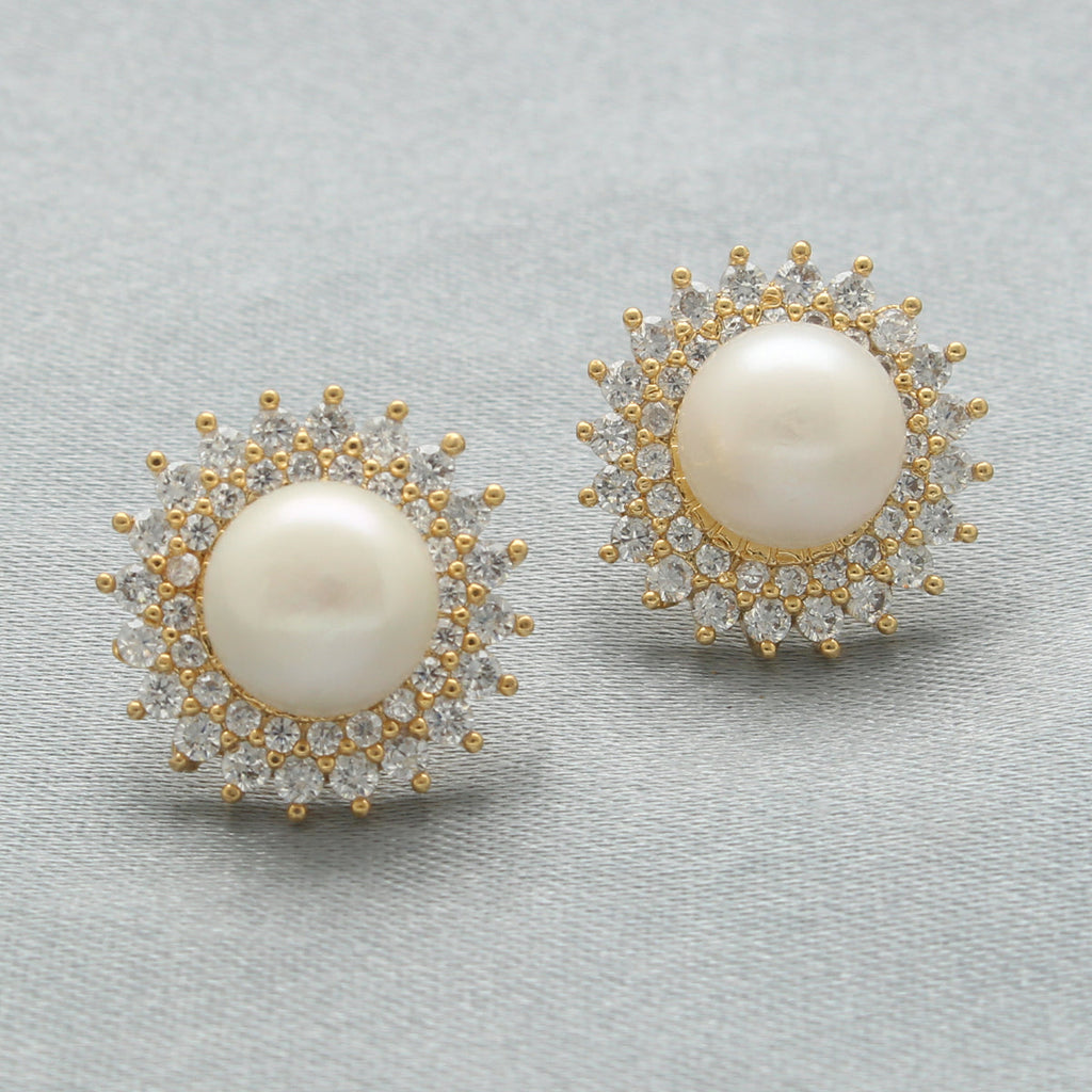 J Pearls Rumi Pearl Earrings - Distacart