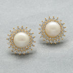 J Pearls Rumi Pearl Earrings - Distacart