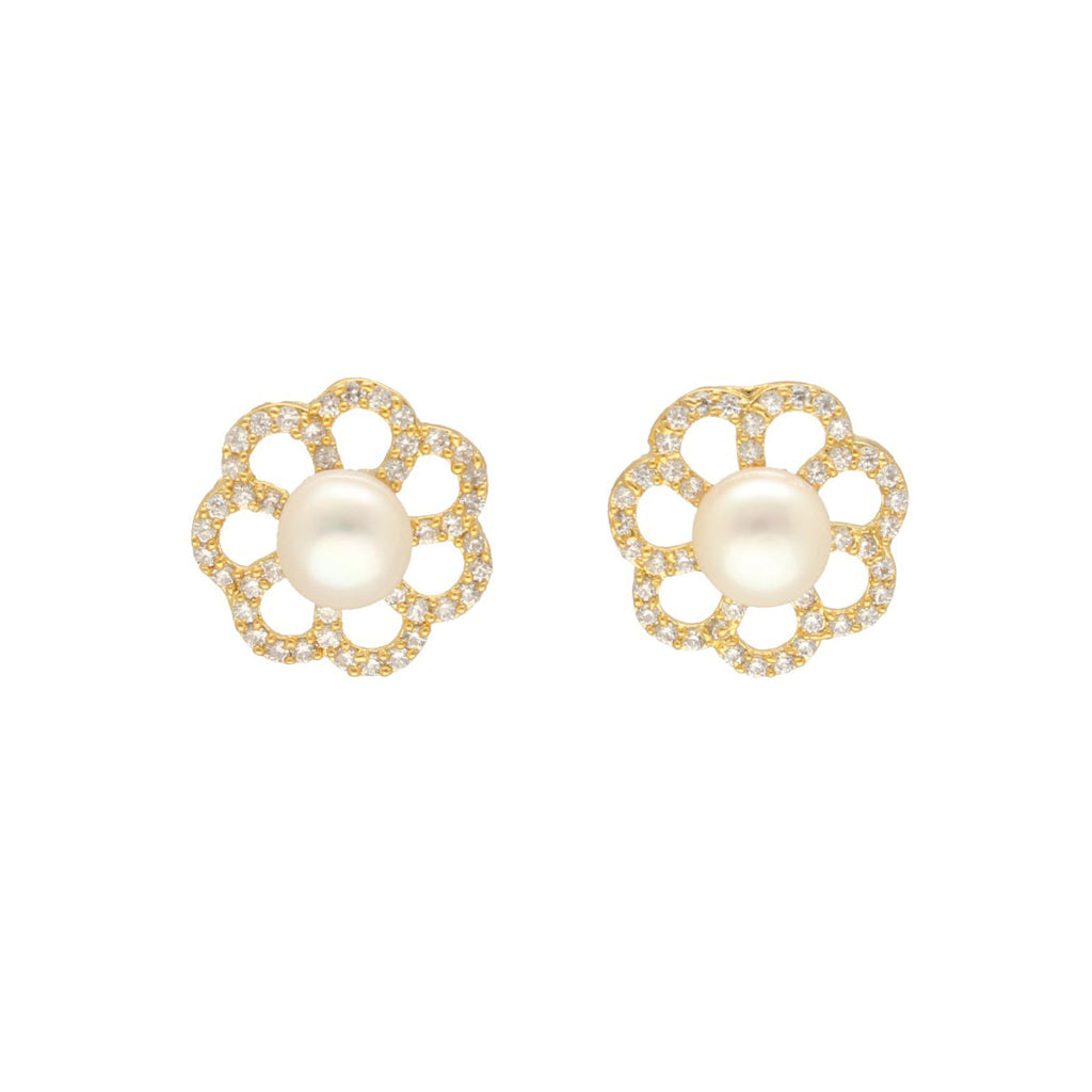J Pearls Wyra Pearl Earrings - Distacart
