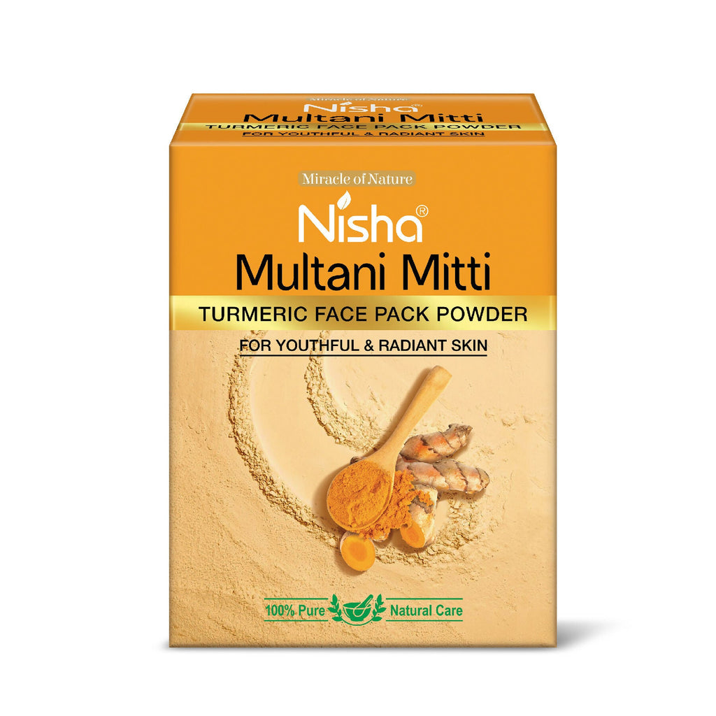Nisha Turmeric Multani Mitti for Face | Skin Brightening Face Pack